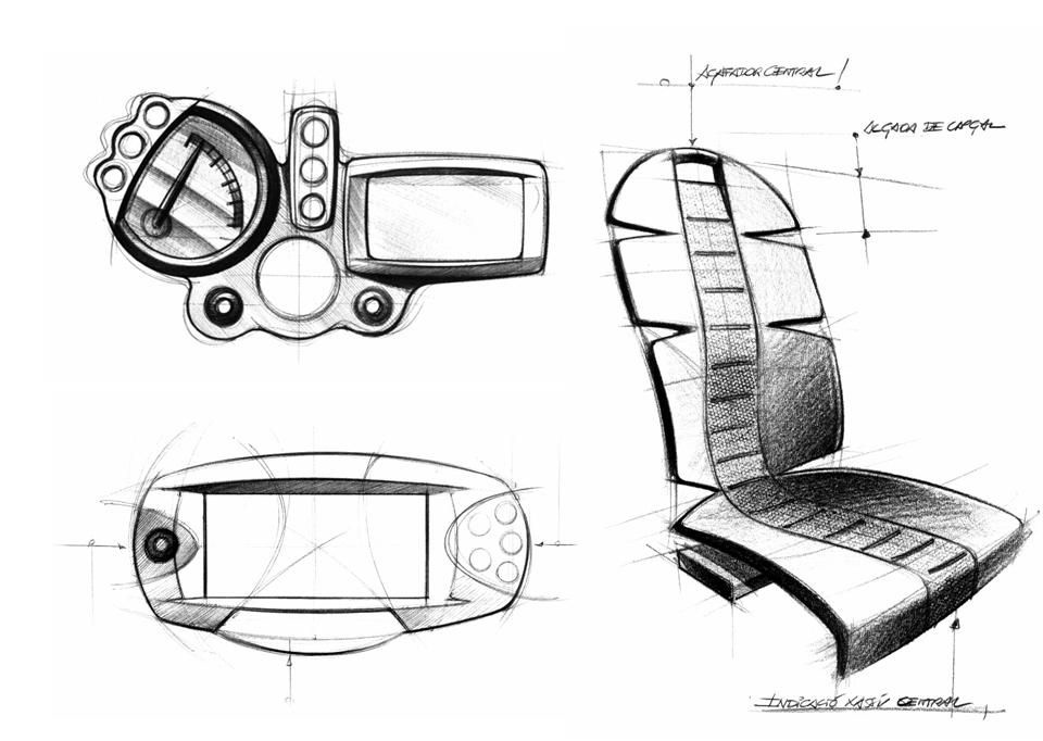Hand drawing，Line，Pencil manuscript，black and white，Line drawing，fluent，Product feeling，household electrical appliances，Hand drawn car，Hand drawn vehicle，Hand drawn motorcycle，Vacuum cleaner，Withdraw deliberation，Modeling comparison，Shower，Watering can，Helmet，chair，handle，details，curved surface，Advanced surface，