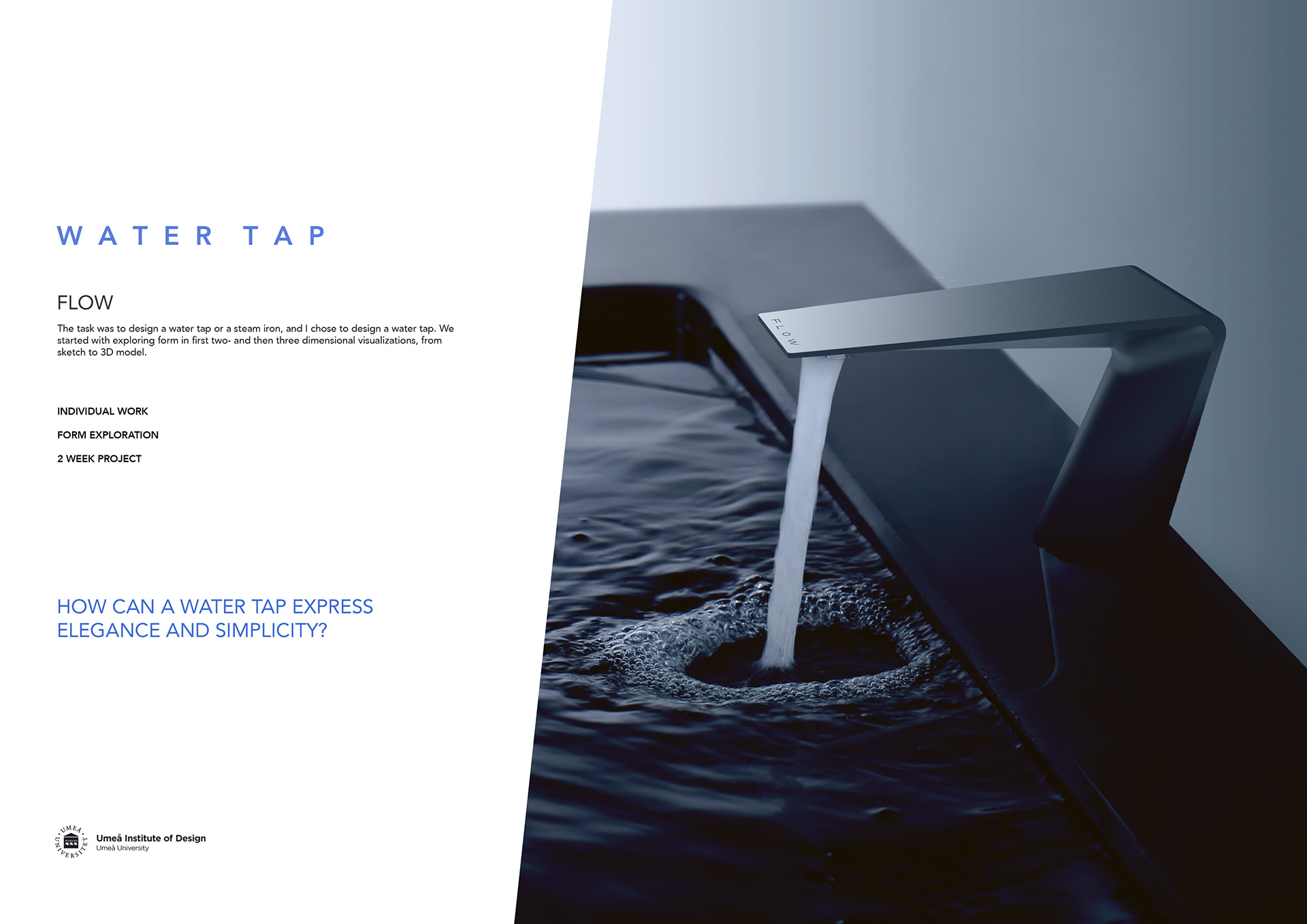 product design，water tap，flow，