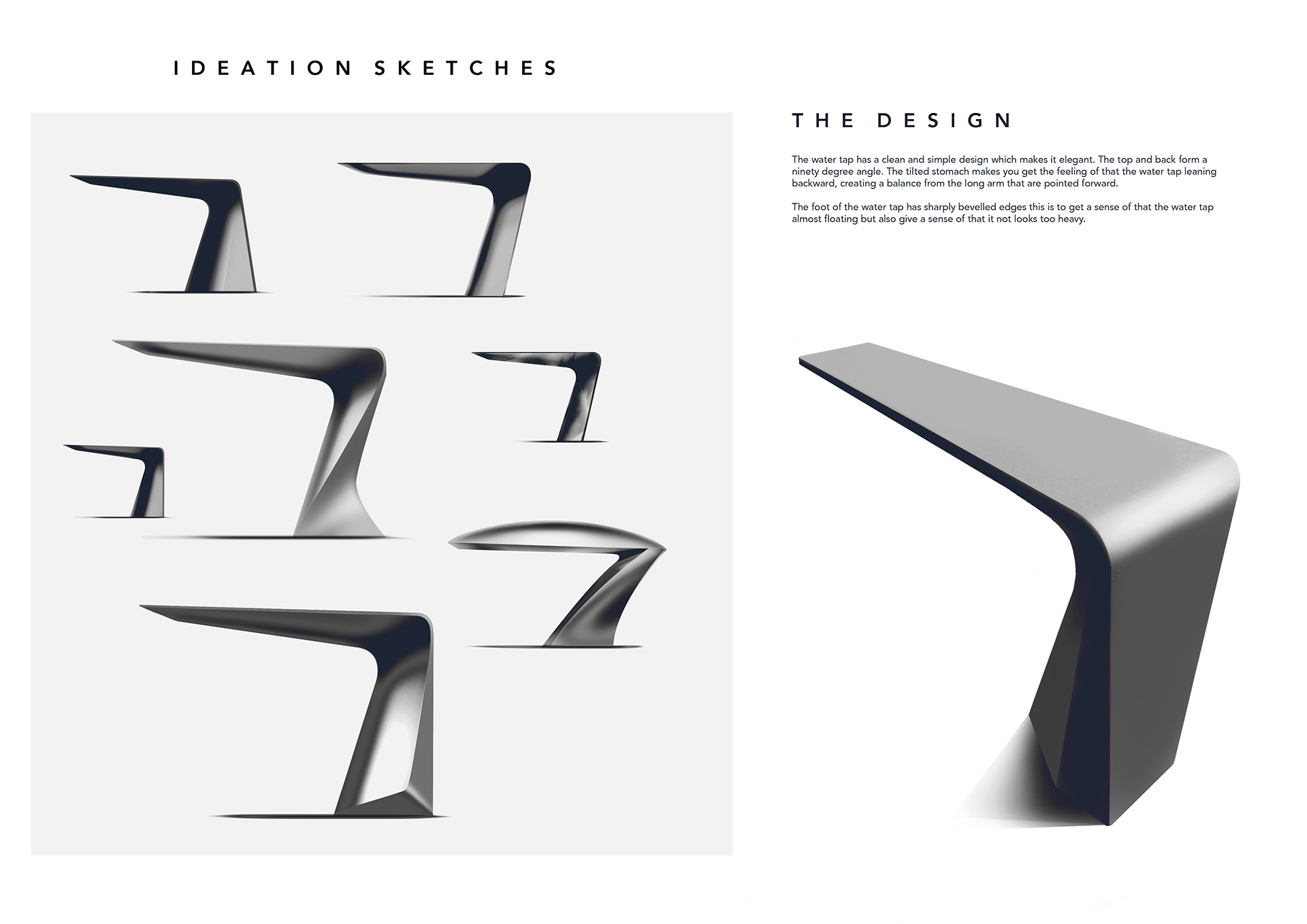 product design，water tap，flow，