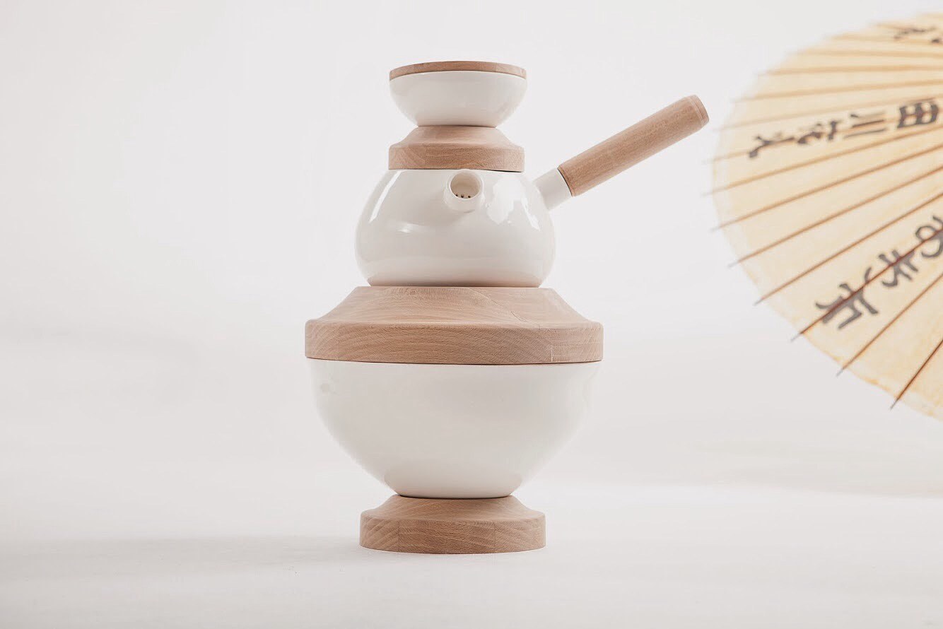 altar，Ceramic tea set，product design，Japanese culture，