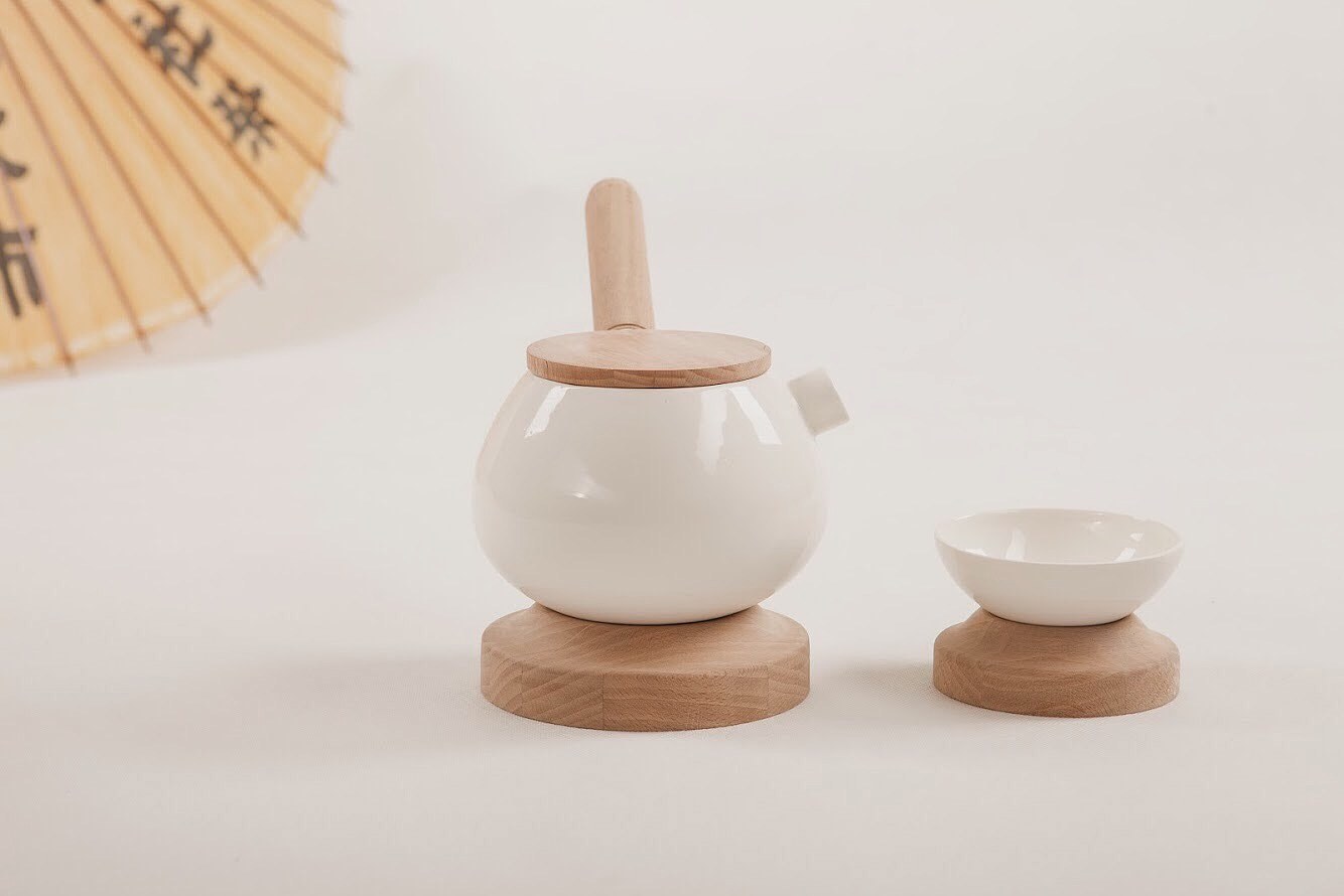 altar，Ceramic tea set，product design，Japanese culture，