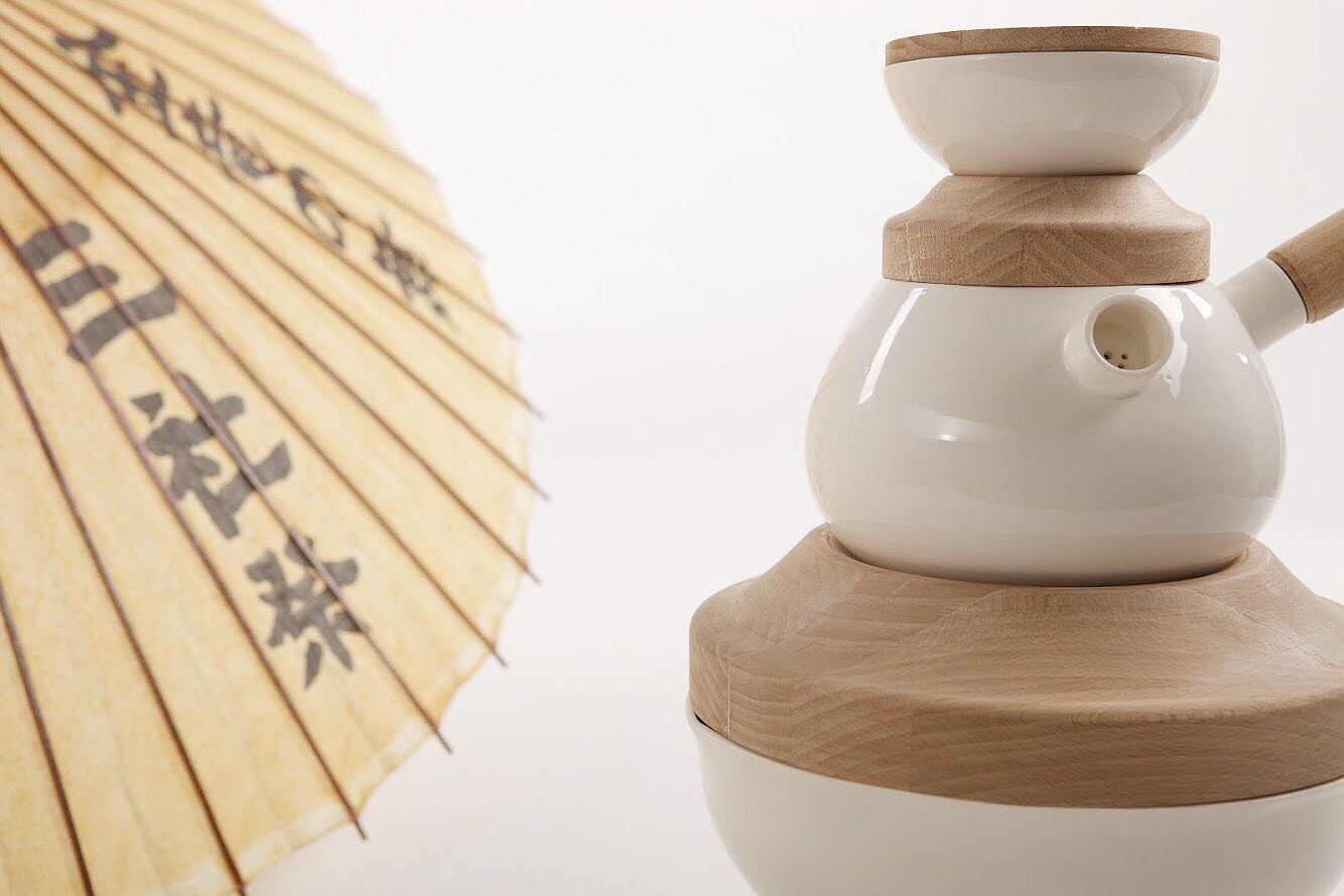 altar，Ceramic tea set，product design，Japanese culture，