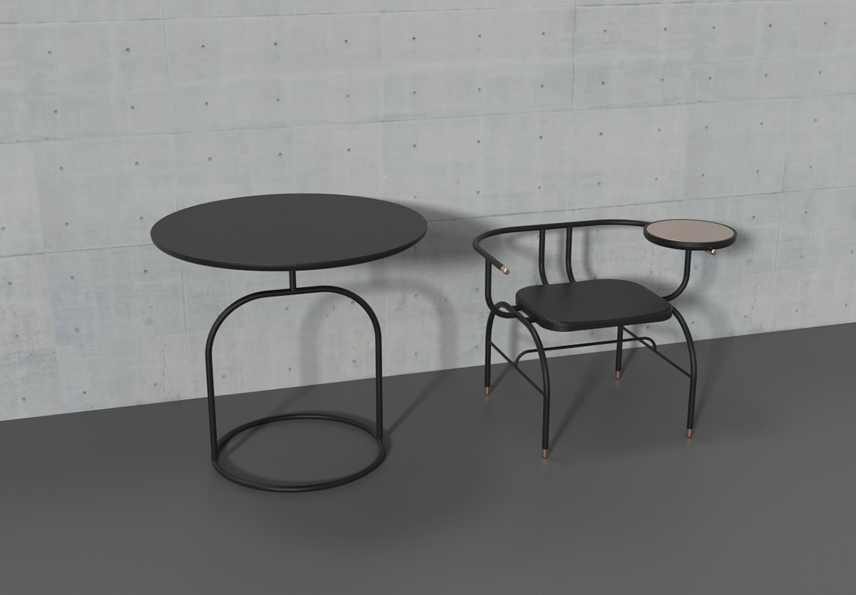Gimo，Serial design，furniture，geometry，