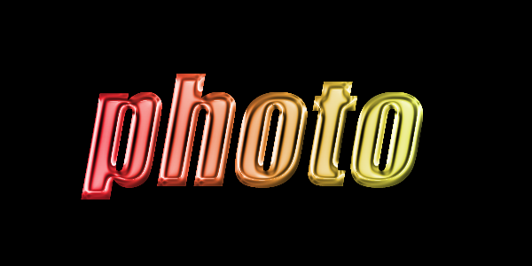 Gradual change，typeface，Pink，yellow，