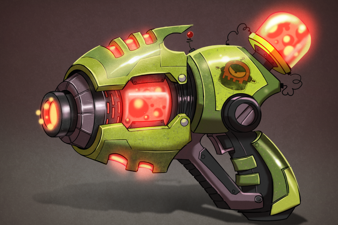 concept，toy gun，product design，Unique shape，