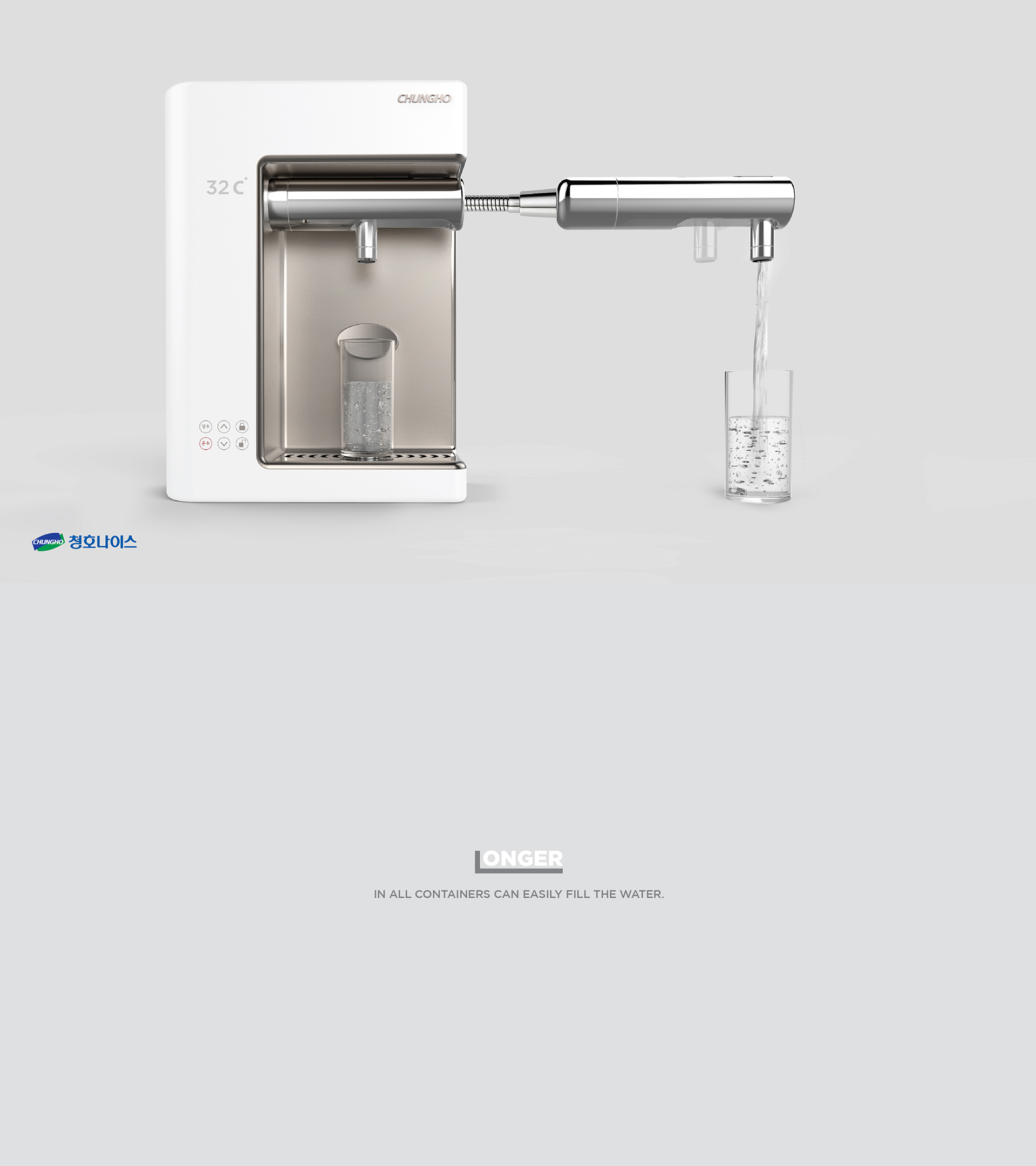 white，Water purifier，LONGER，