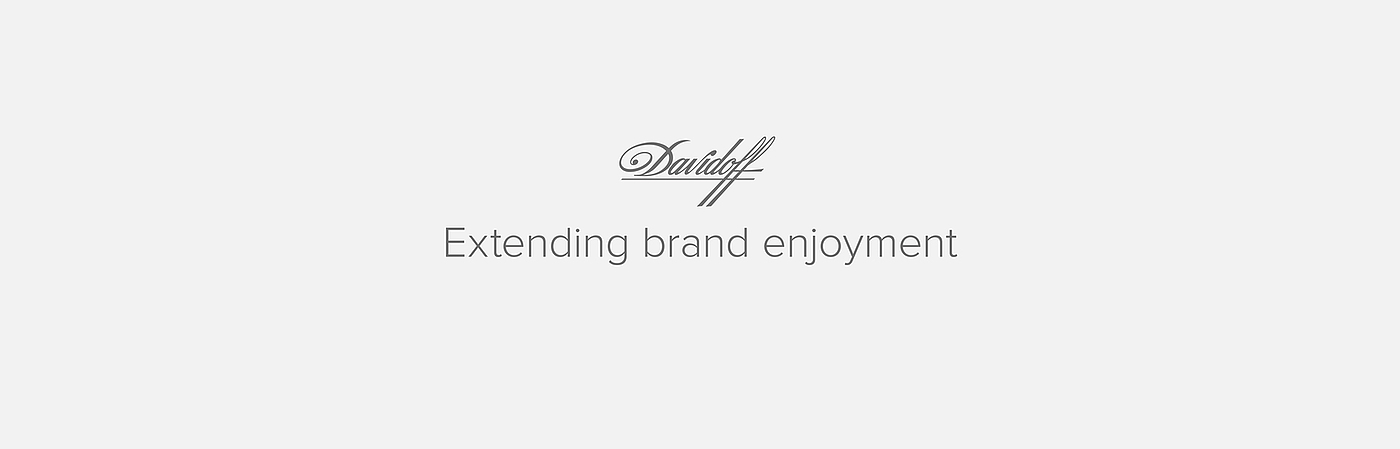 Davidoff，Cigar，packing design，black，