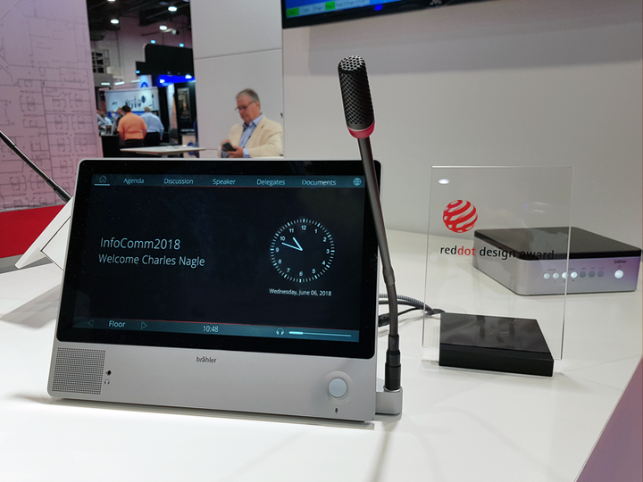 2018 red dot award，SMic133，Conference system，