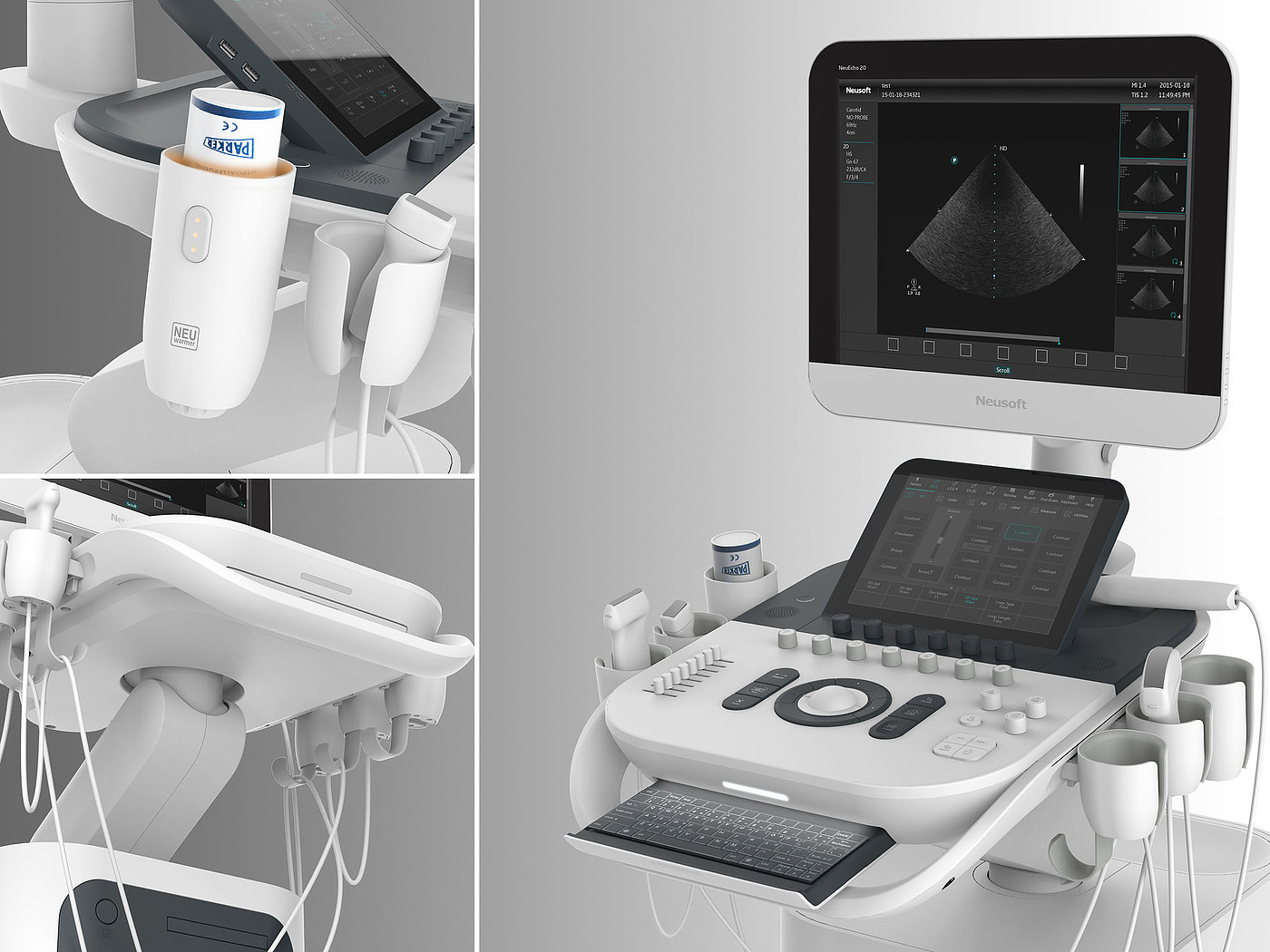 2018 red dot award，NeuEcho，Acoustic detection equipment，