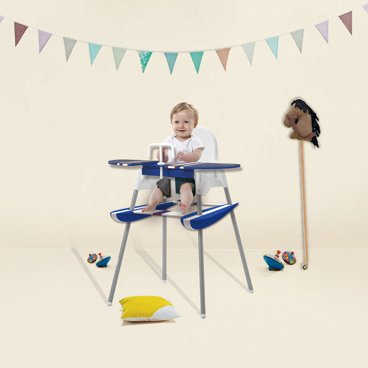 Interaction design，industrial design，IKEA，Baby chair，chair，