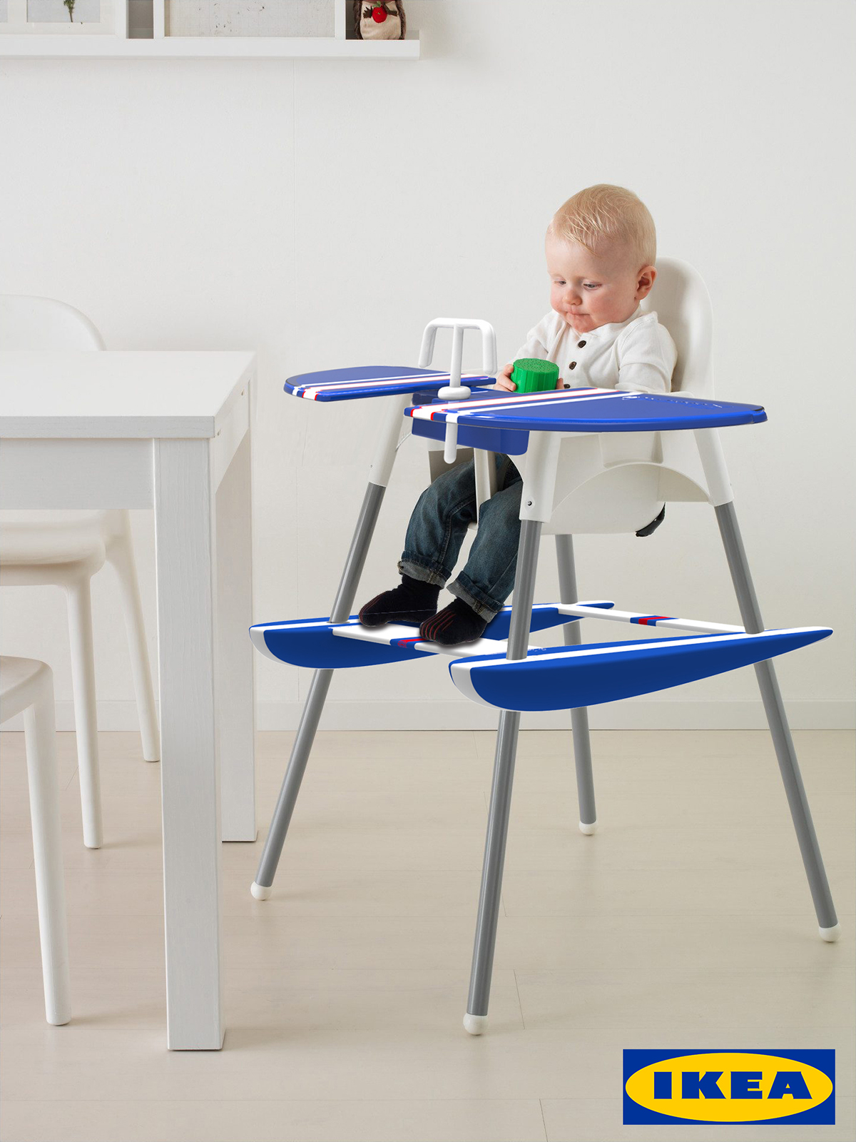 Interaction design，industrial design，IKEA，Baby chair，chair，