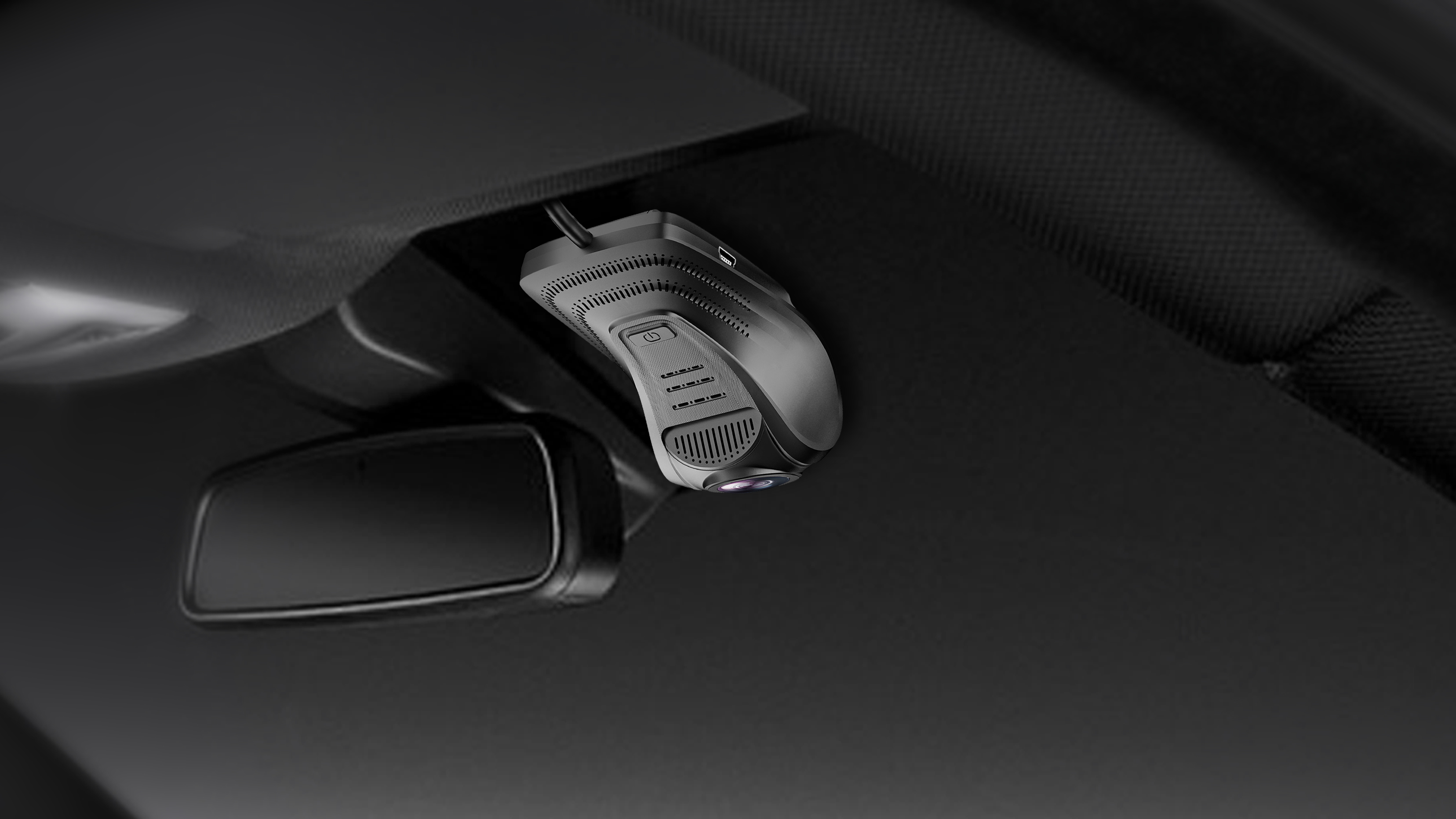 Dash cam, hidden, linear，