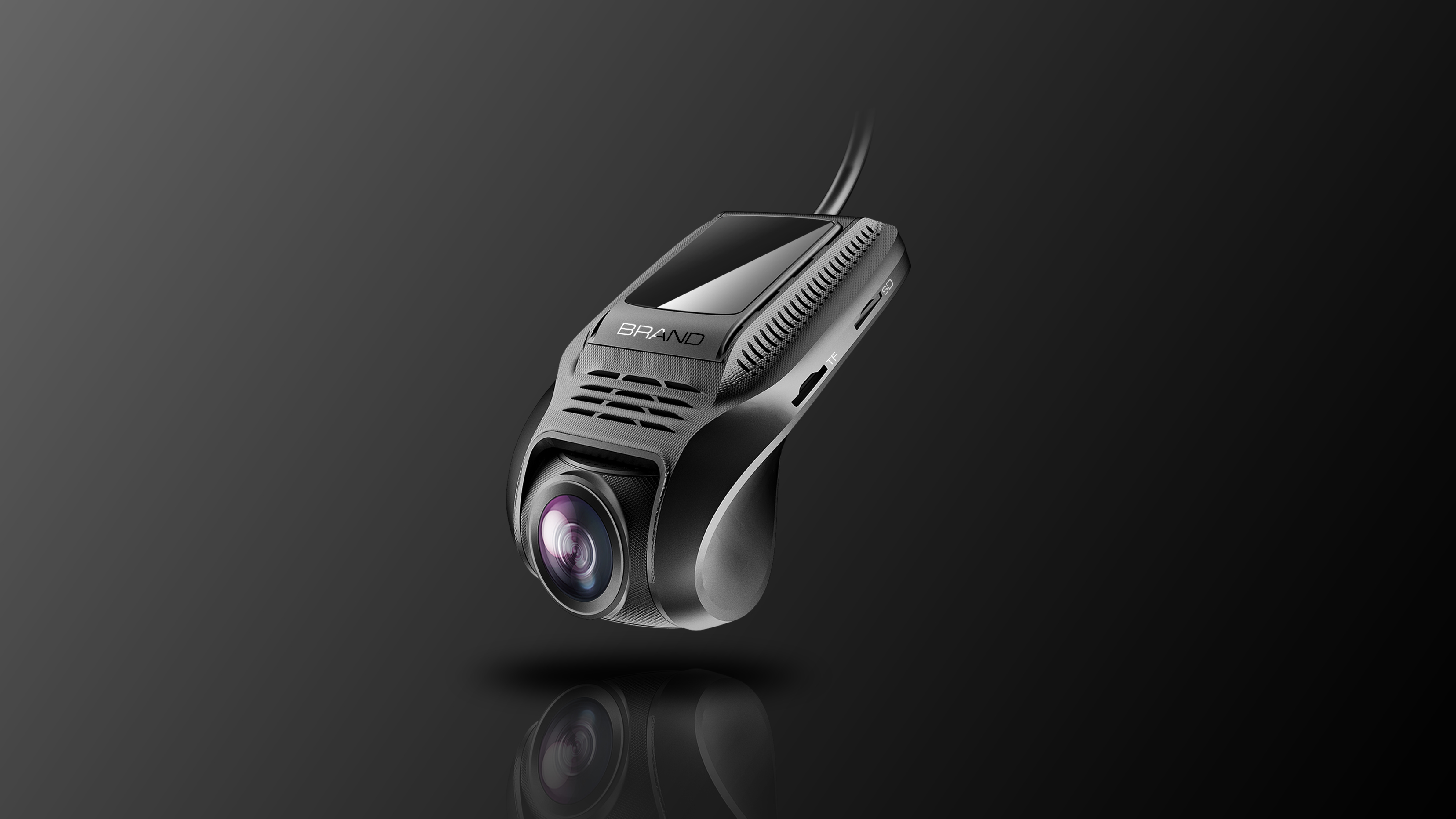 Dash cam, hidden, linear，