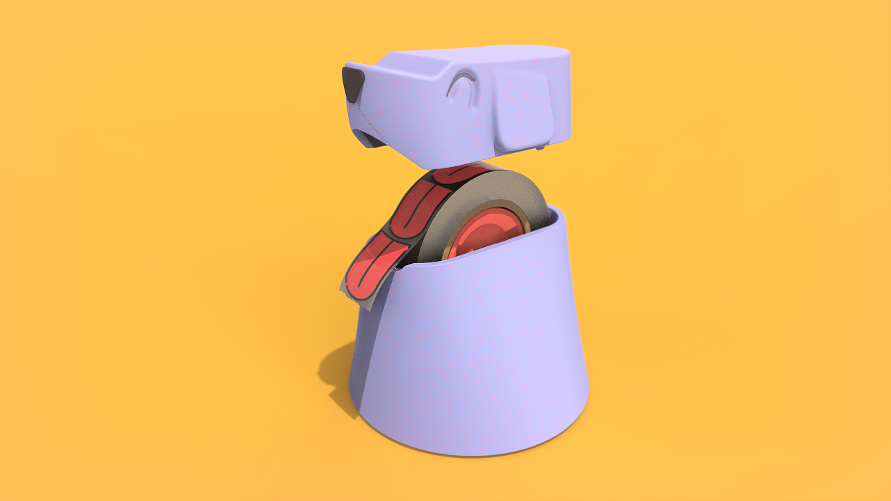 Paper tape distributor，product design，Bionics Design ，