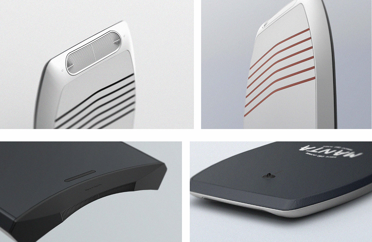 garbage，manta，ocean，Surf board，sketch，environment protection，