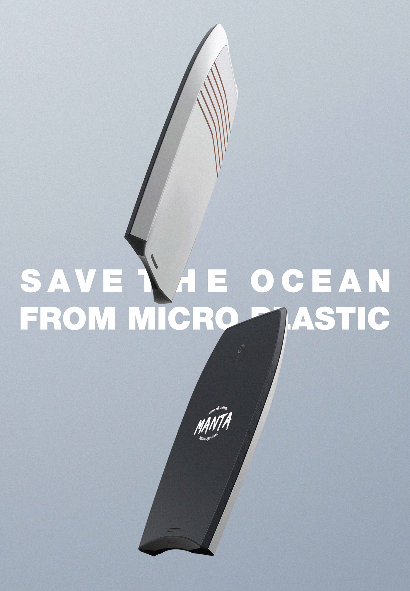 garbage，manta，ocean，Surf board，sketch，environment protection，