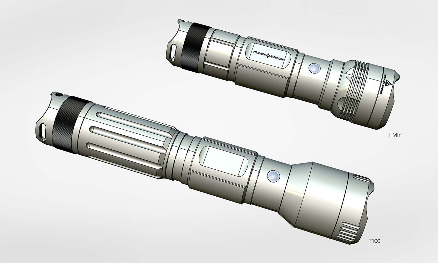 FlashTorch，mini，Flashlight，black，white light，Mini，