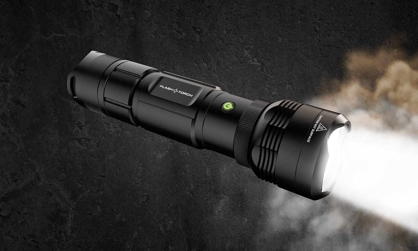 FlashTorch，mini，Flashlight，black，white light，Mini，