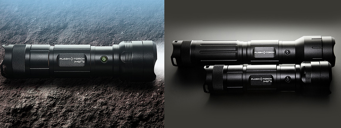 FlashTorch，mini，Flashlight，black，white light，Mini，