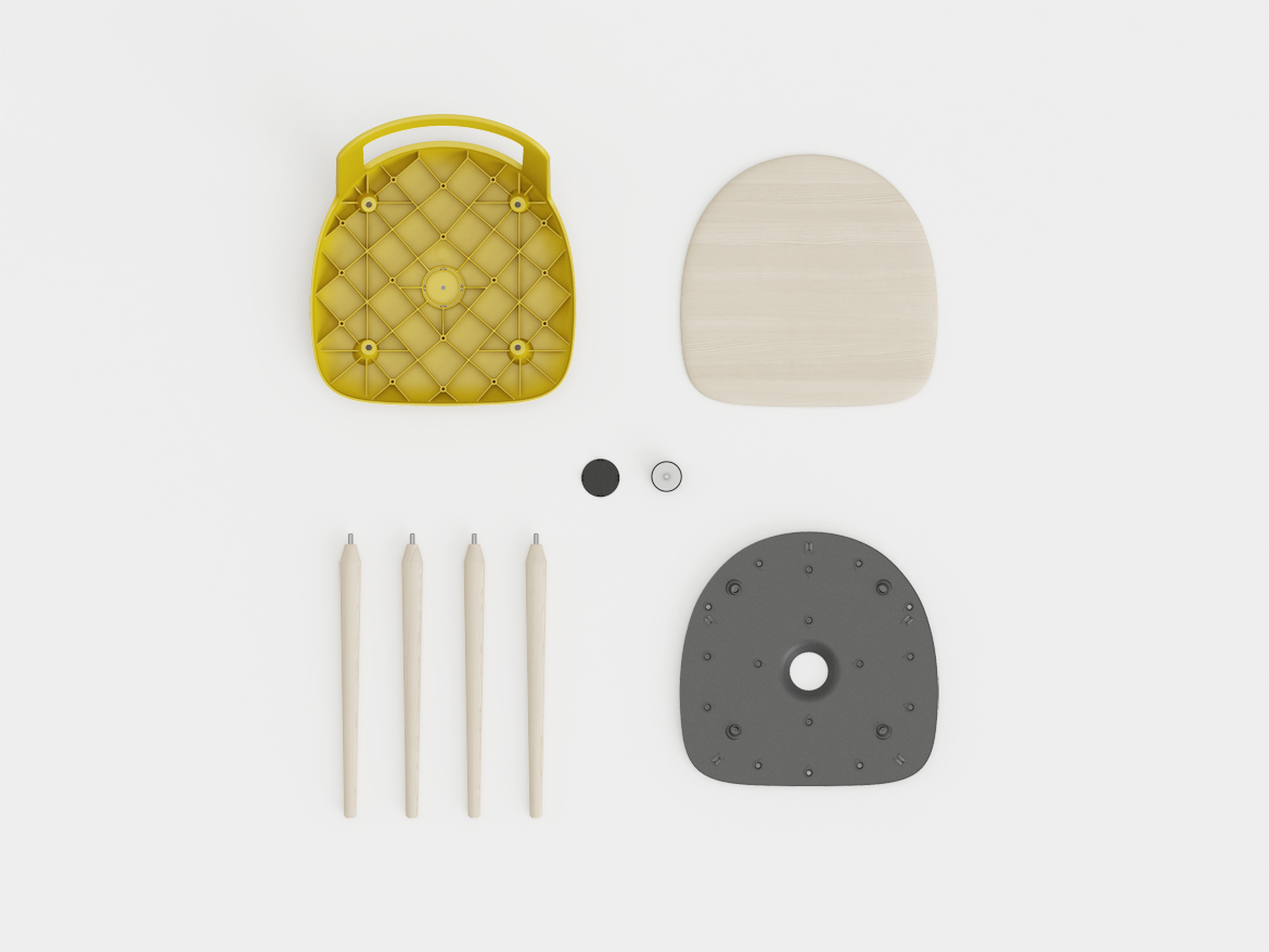 product design，industrial design，WAGNER，chair，Red dot award，