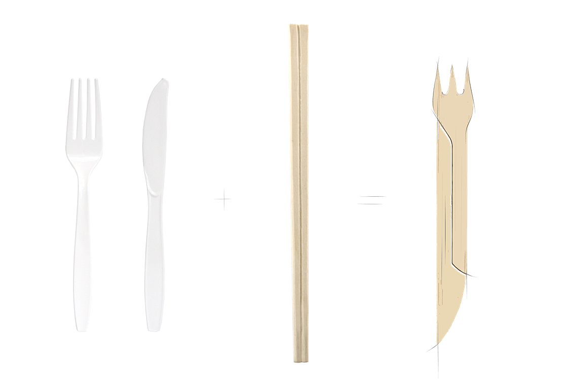 product design，Bamboo，tableware，