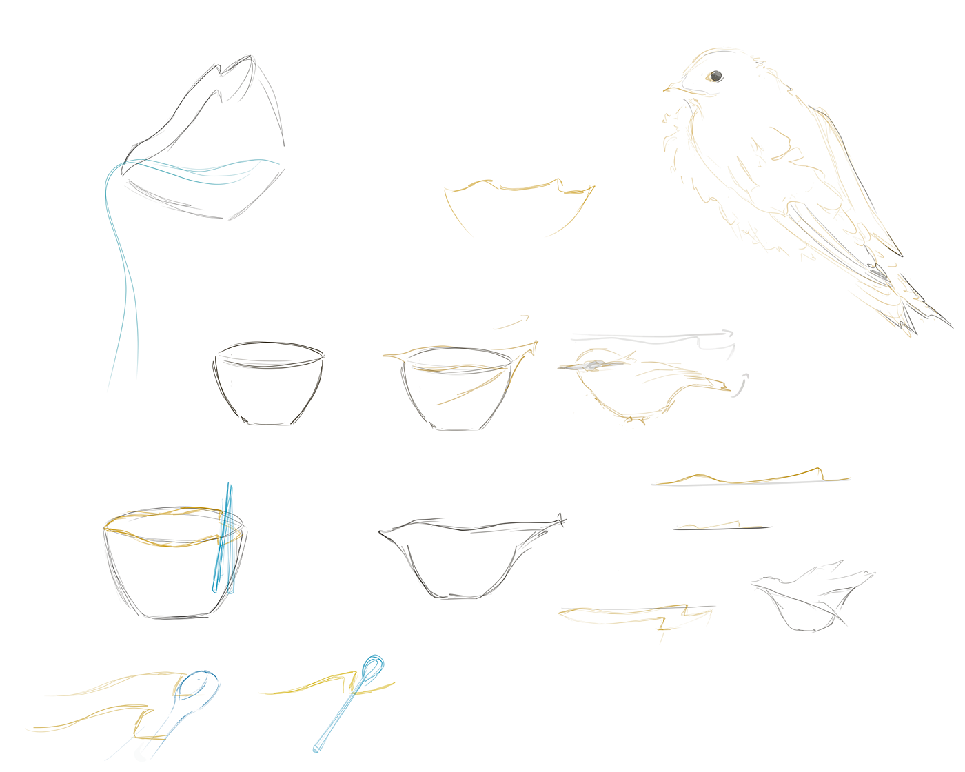Bionics Design ，ceramics，tableware，
