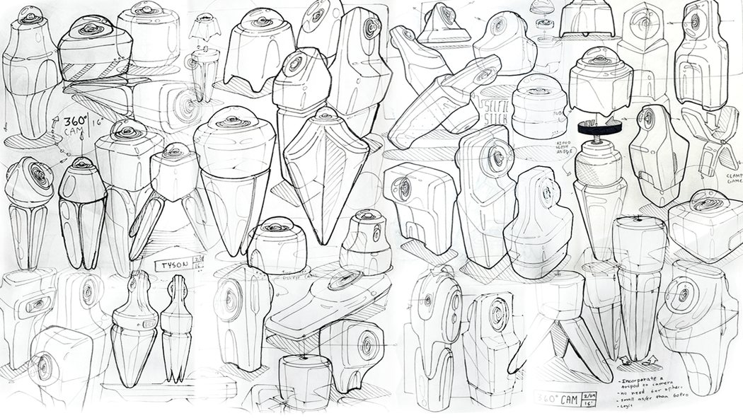 product design，360 ° camera，