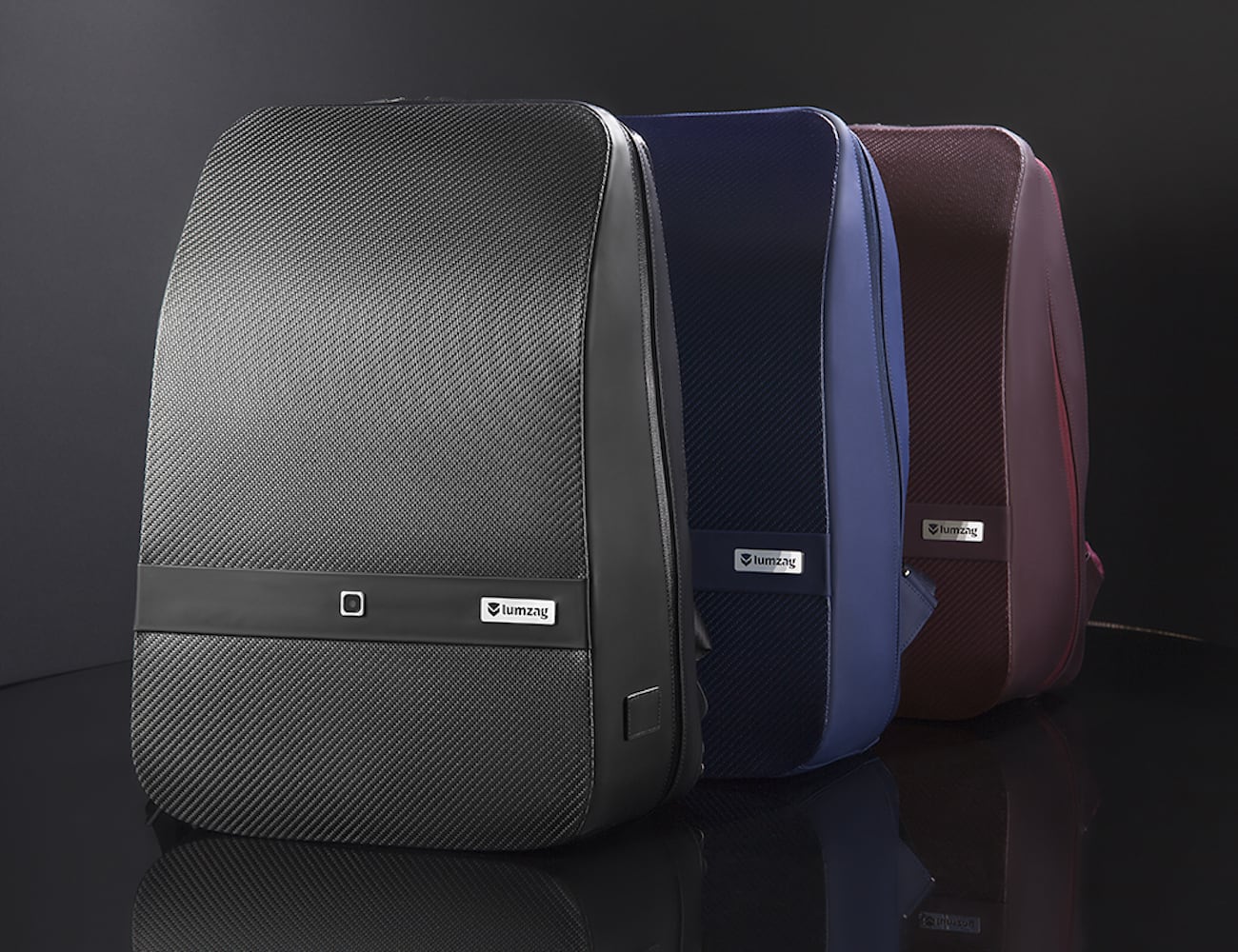 Backpack design，Smart carbon fiber bag，Lumzag，