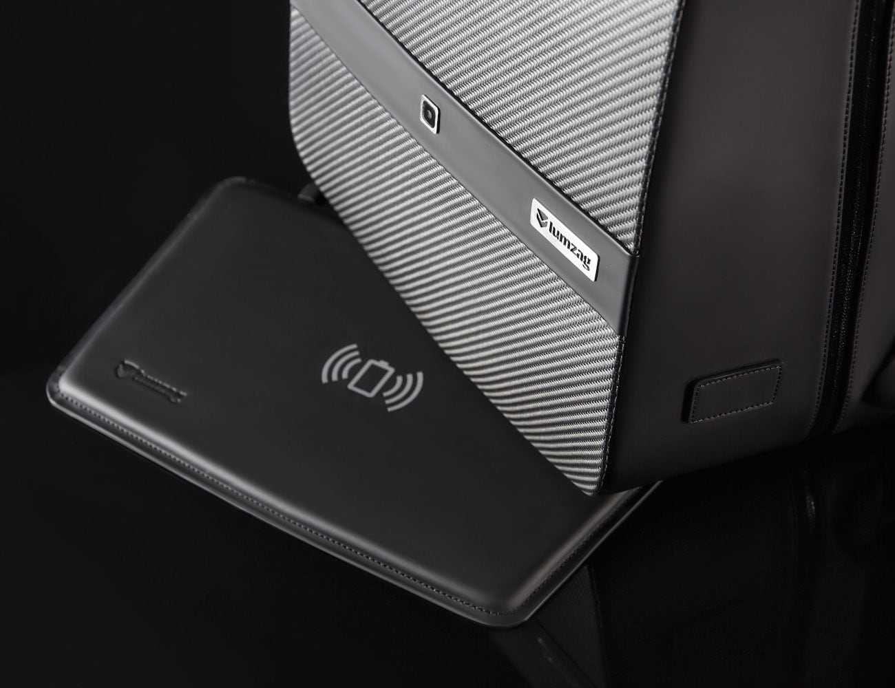 Backpack design，Smart carbon fiber bag，Lumzag，