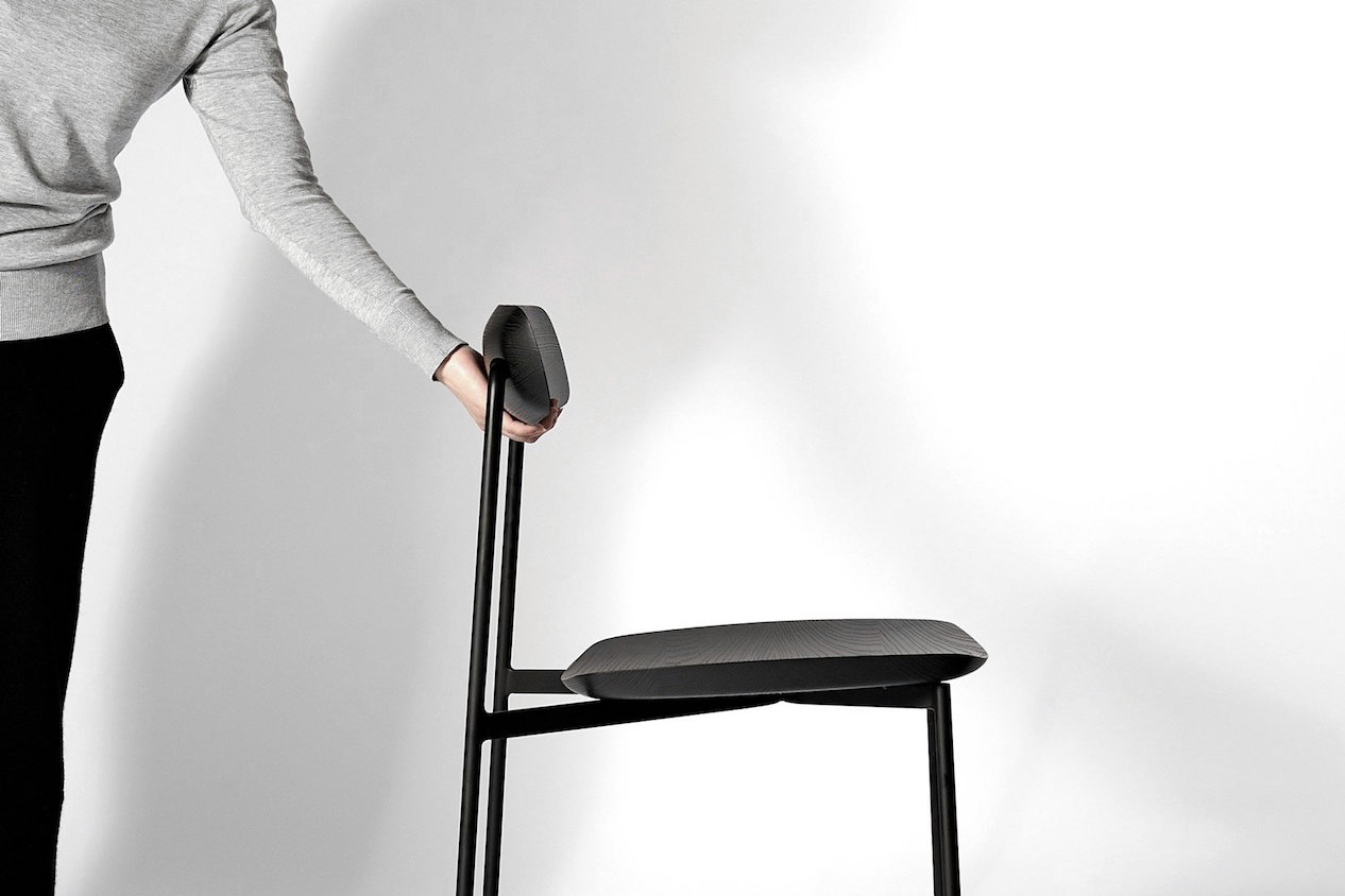 comfortable，chair，Minimalism，black，SIA Chair，