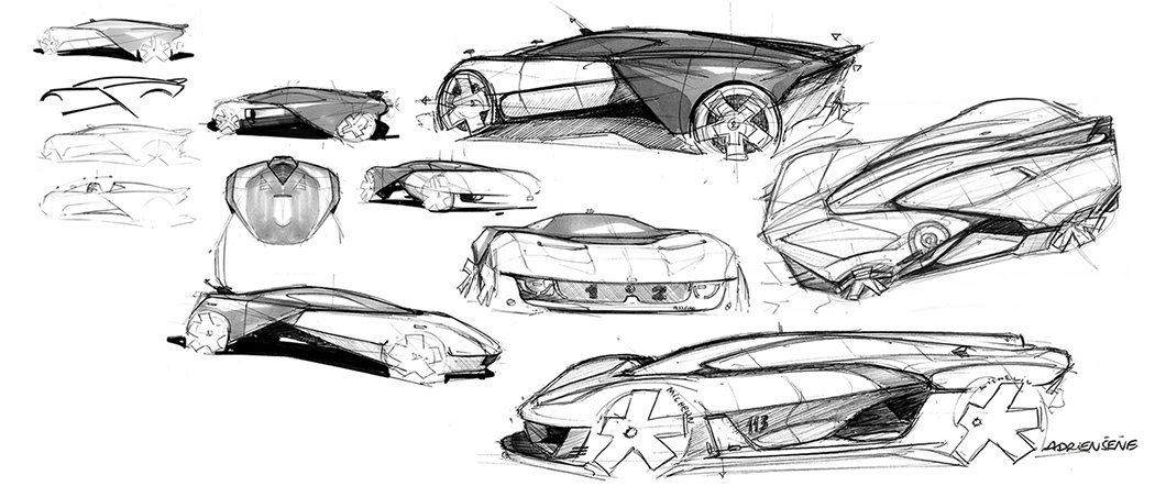 automobile，Unique shape，industrial design，vehicle，