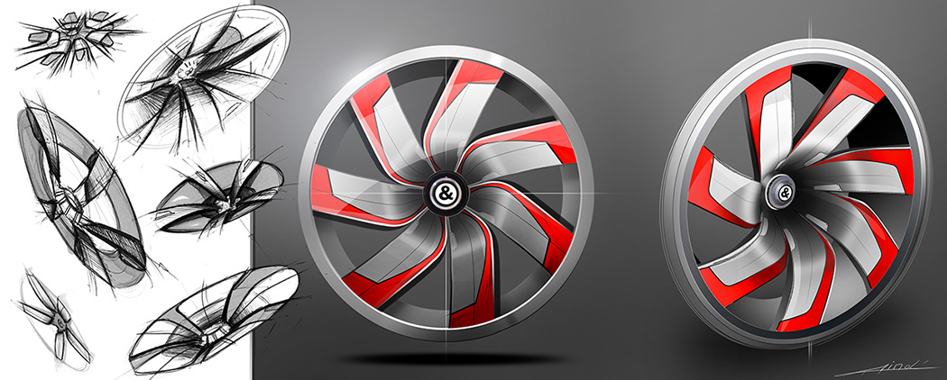 automobile，Unique shape，industrial design，vehicle，