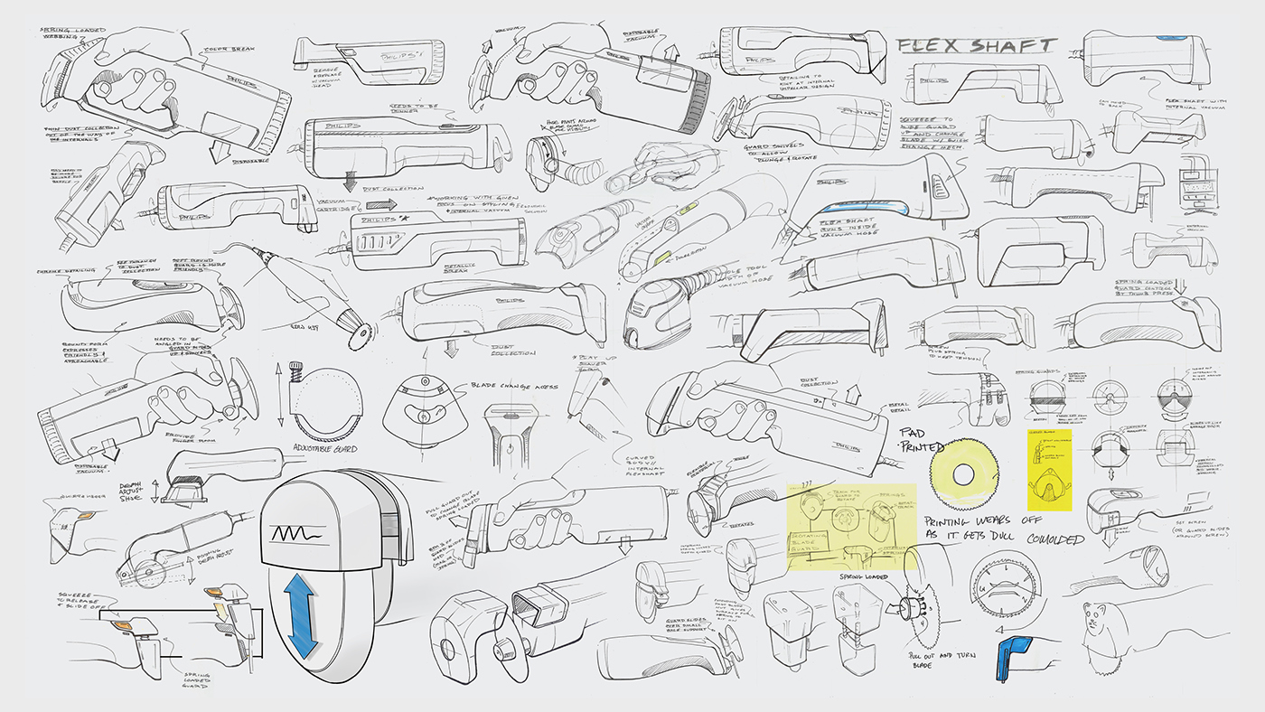 philips，Philips，medical care，orthopaedics，Special saw，sketch，