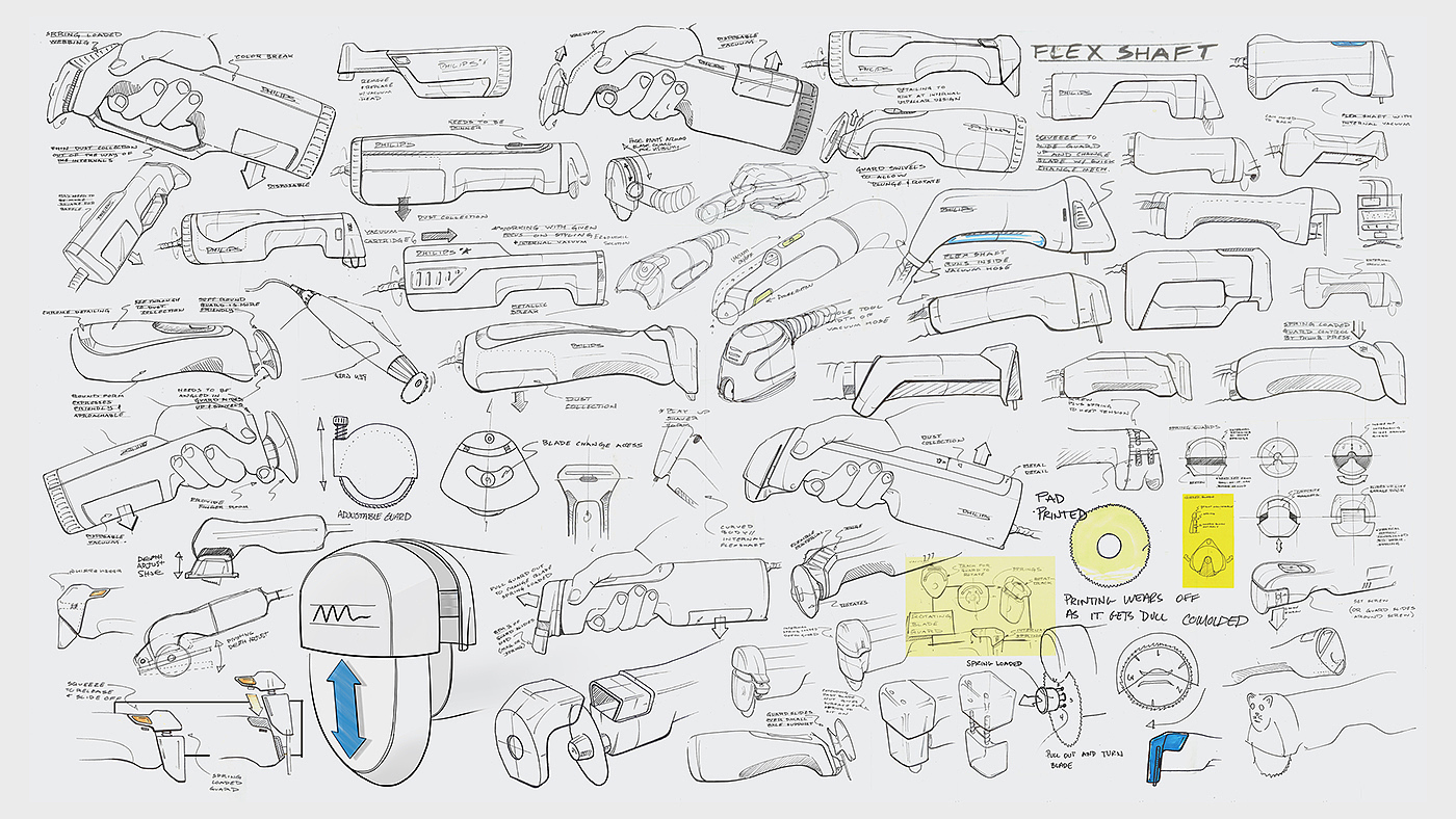 philips，Philips，medical care，orthopaedics，Special saw，sketch，