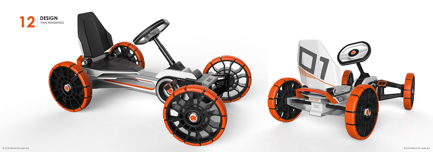 sketch，audi，Sledge，Scooter，AUDI ROOKIE，children，