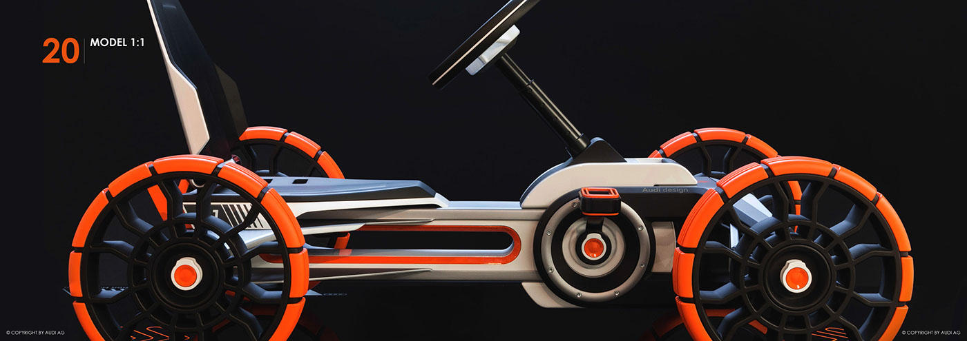 sketch，audi，Sledge，Scooter，AUDI ROOKIE，children，