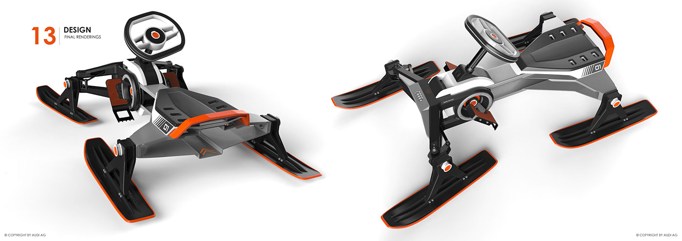 sketch，audi，Sledge，Scooter，AUDI ROOKIE，children，