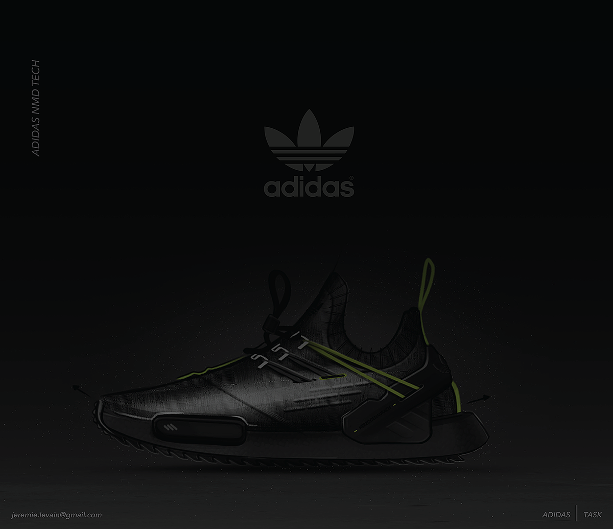 product design，Sports brand，shoes，ADIDAS NMD，