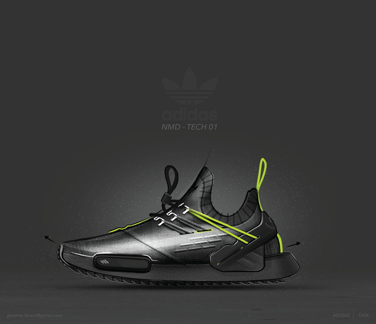 product design，Sports brand，shoes，ADIDAS NMD，