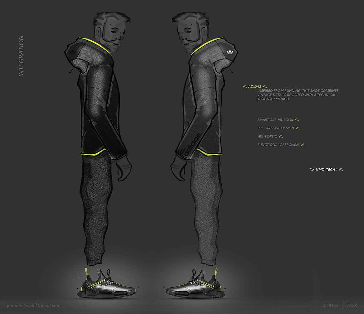 product design，Sports brand，shoes，ADIDAS NMD，