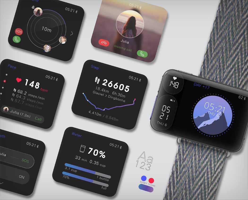 EveRest smartwa，Intelligent Watch，Fitness tracker，