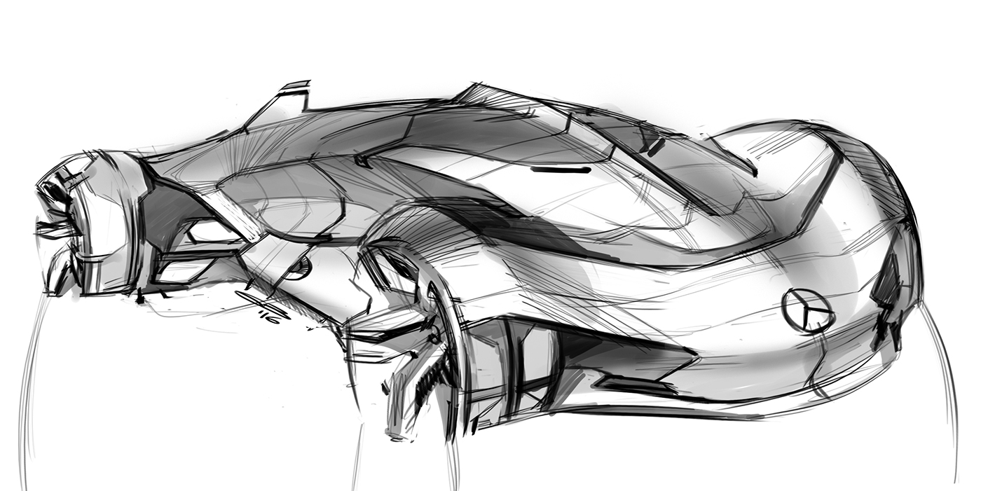 sketch，Design，automobile，