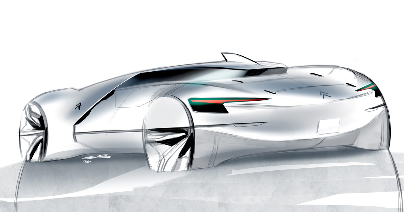 sketch，Design，automobile，