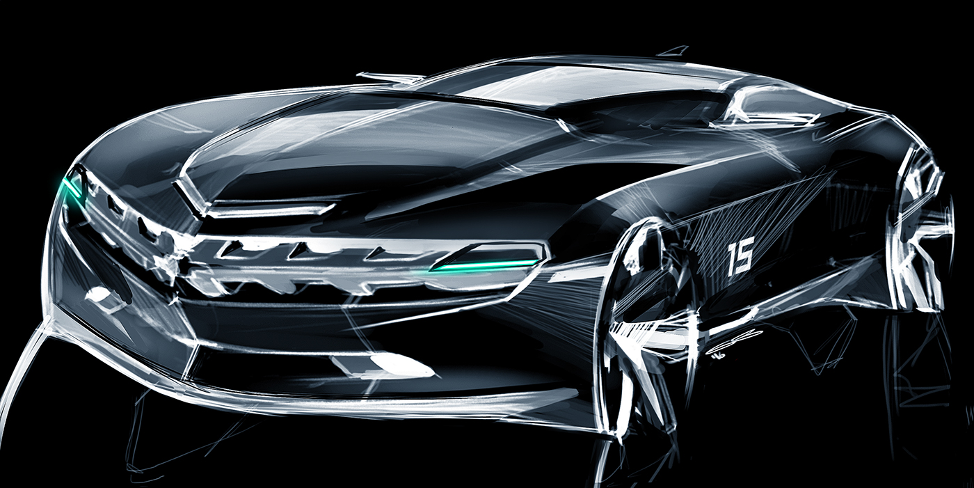 sketch，Design，automobile，