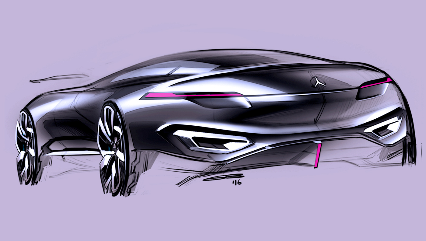 sketch，Design，automobile，