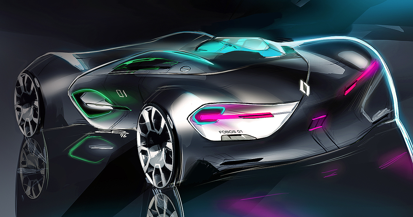 sketch，Design，automobile，