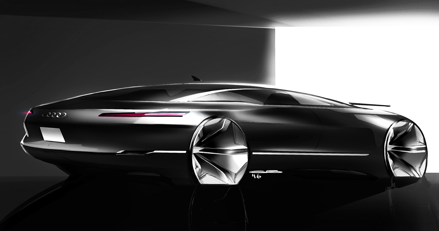 sketch，Design，automobile，