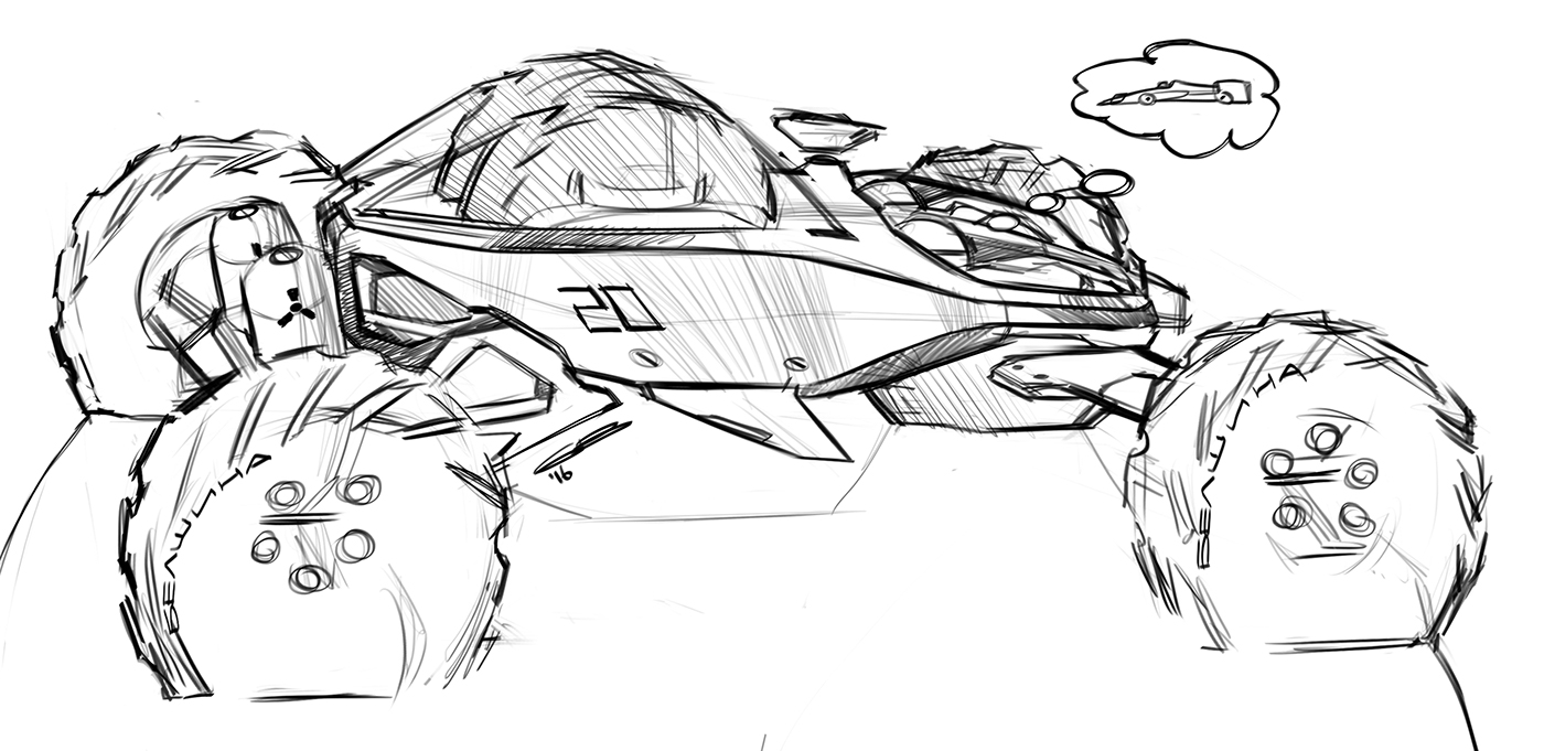 sketch，Design，automobile，