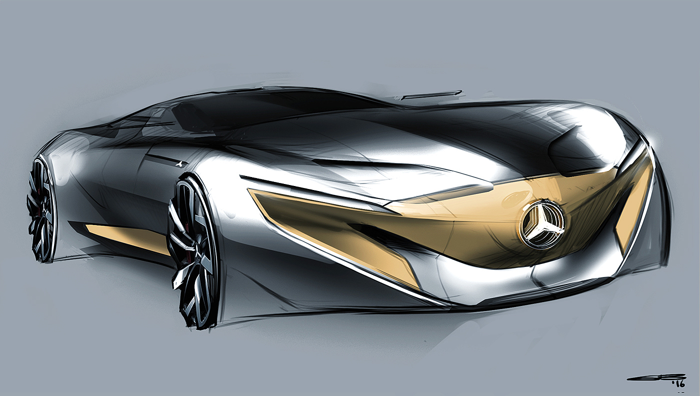 sketch，Design，automobile，