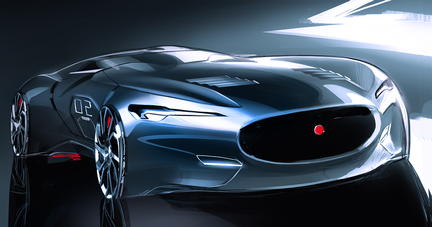 sketch，Design，automobile，